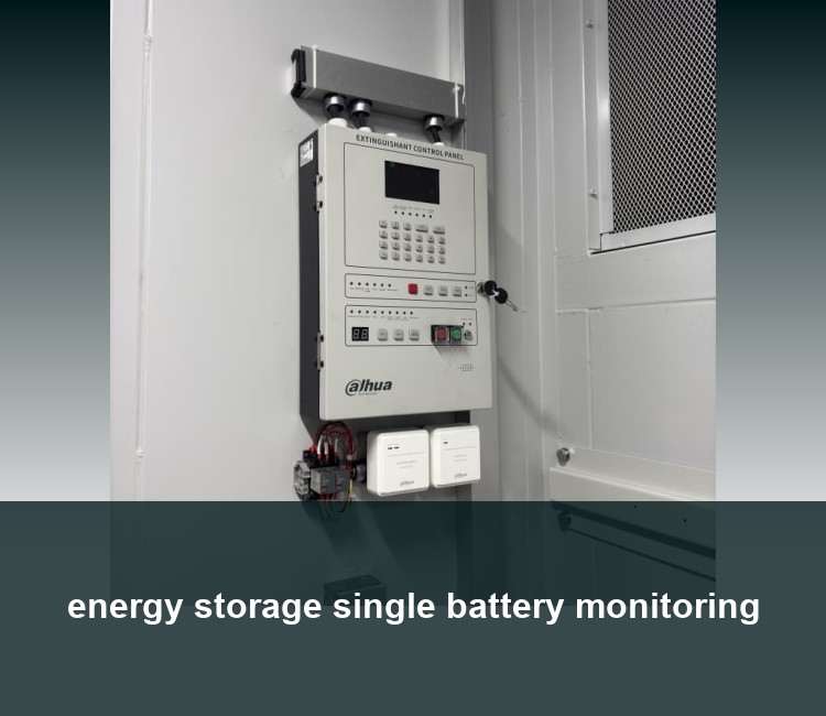 energy storage single battery monitoring