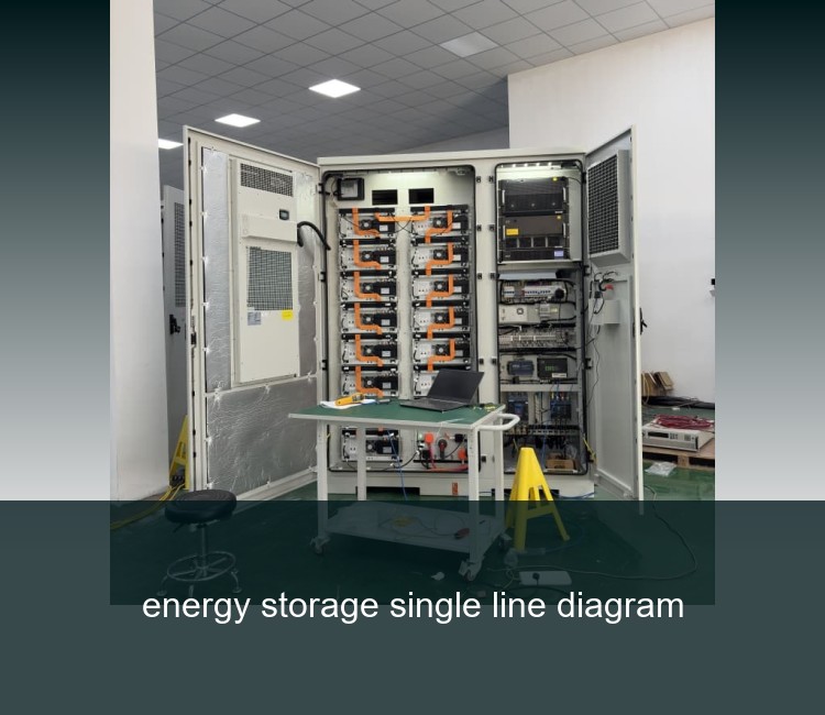 energy storage single line diagram