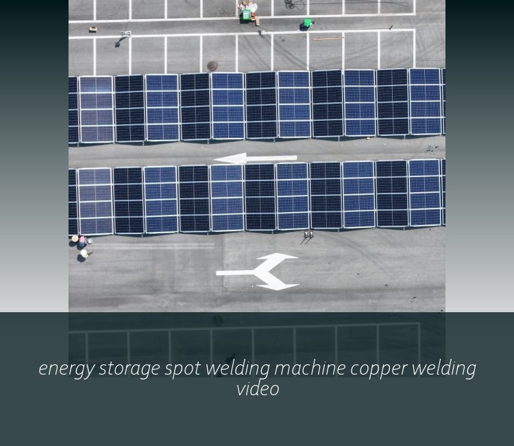 energy storage spot welding machine copper welding video