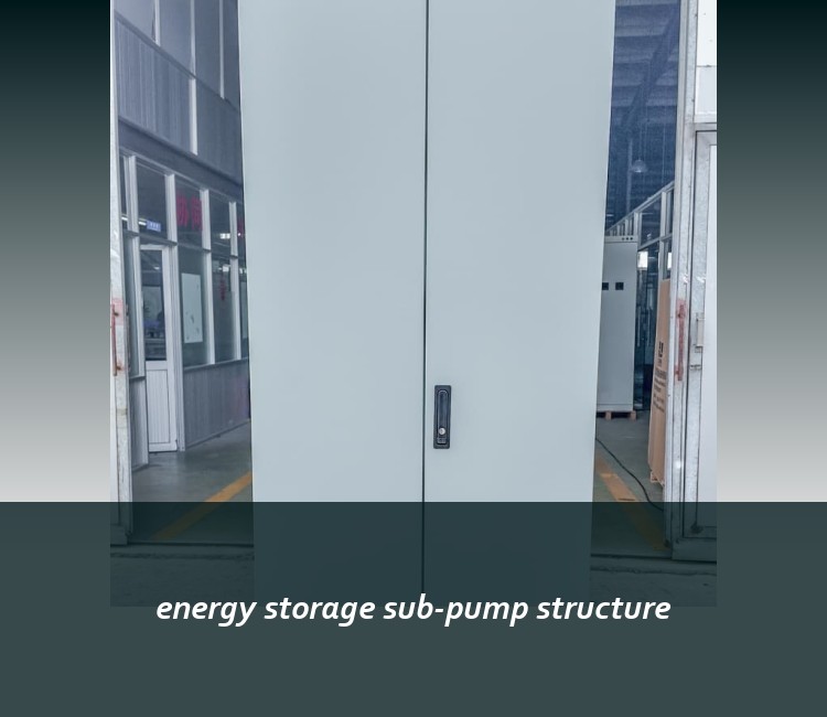 energy storage sub-pump structure