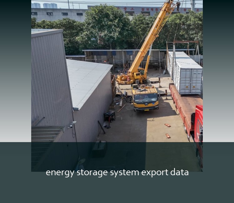 energy storage system export data