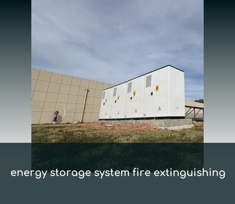 energy storage system fire extinguishing