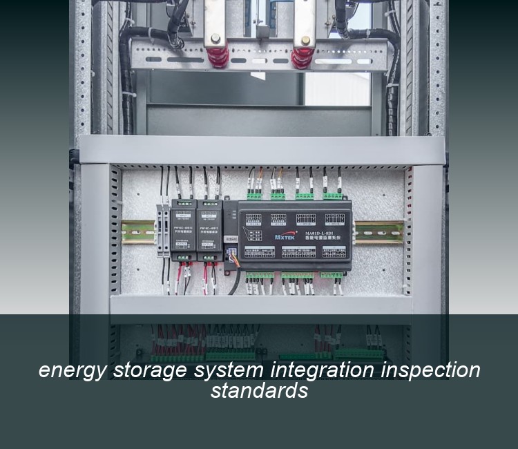 energy storage system integration inspection standards