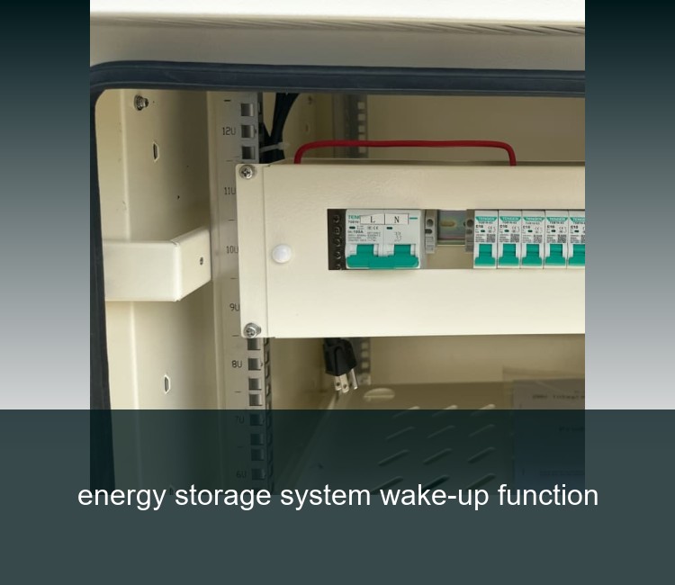 energy storage system wake-up function