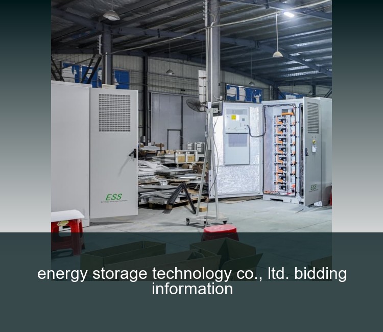 energy storage technology co., ltd. bidding information