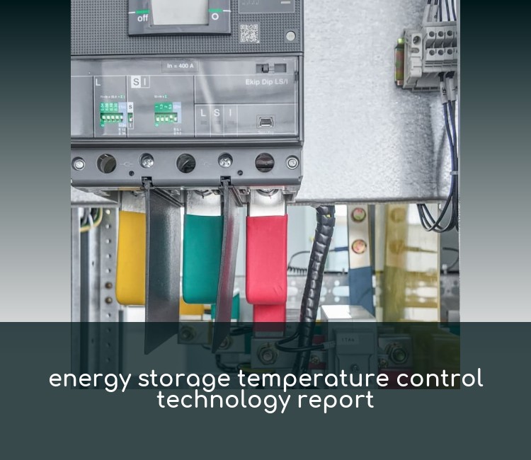 energy storage temperature control technology report
