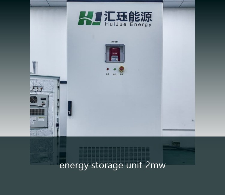 energy storage unit 2mw