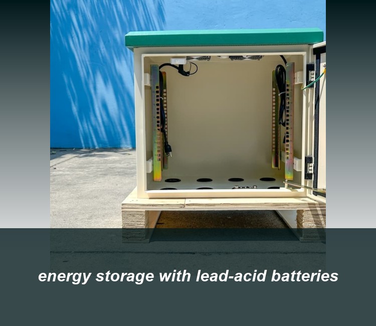 energy storage with lead-acid batteries