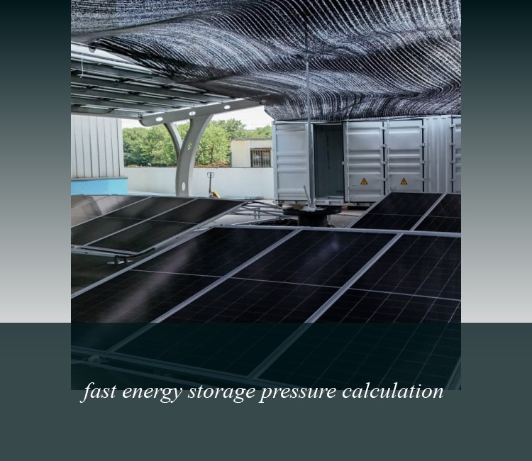 fast energy storage pressure calculation