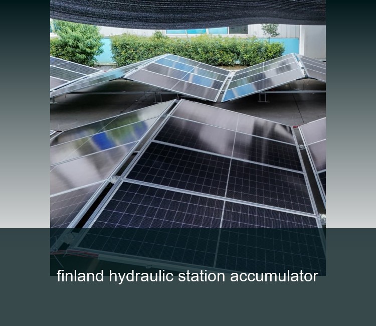 finland hydraulic station accumulator