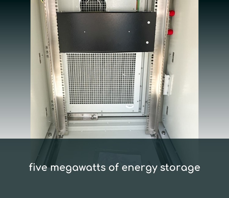 five megawatts of energy storage