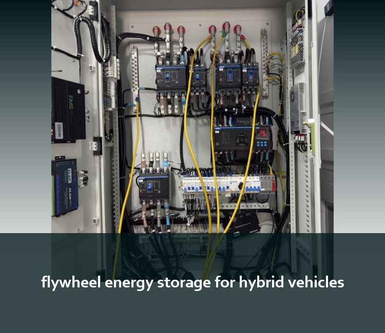 flywheel energy storage for hybrid vehicles
