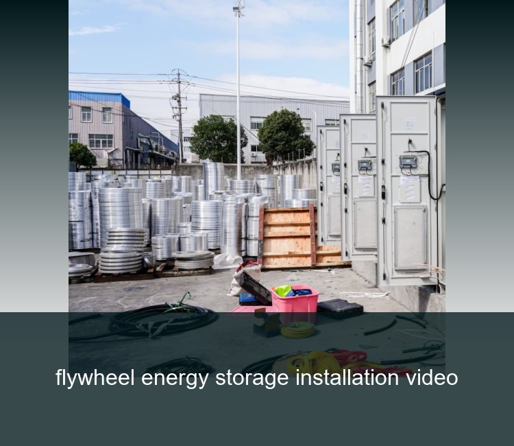 flywheel energy storage installation video