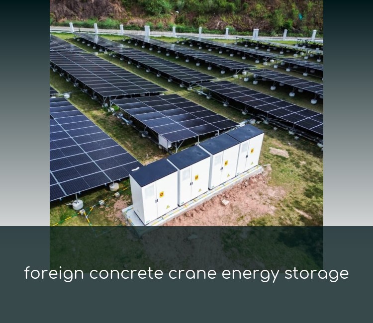 foreign concrete crane energy storage