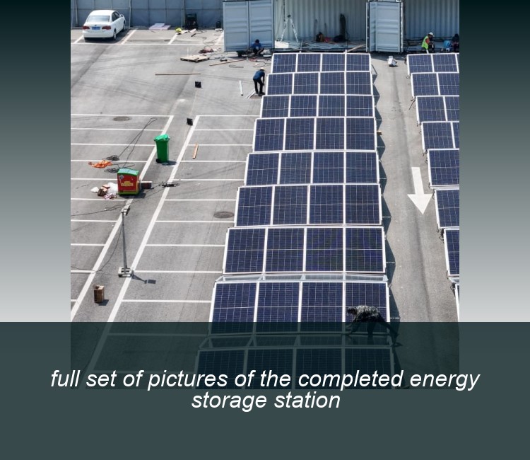 full set of pictures of the completed energy storage station