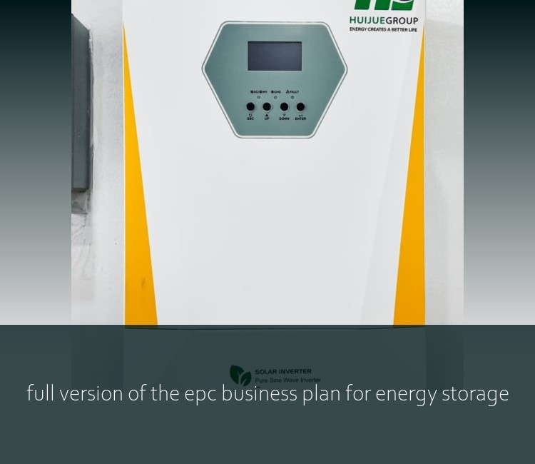 full version of the epc business plan for energy storage