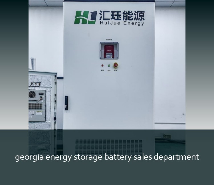 georgia energy storage battery sales department