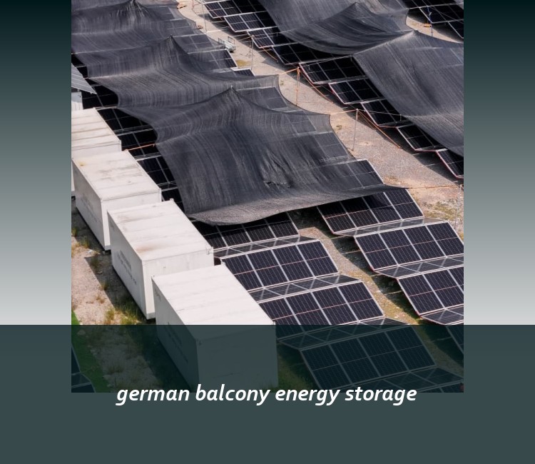 german balcony energy storage