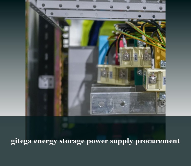 gitega energy storage power supply procurement