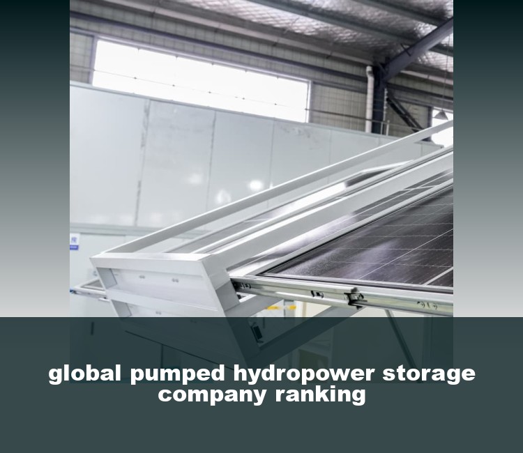 global pumped hydropower storage company ranking