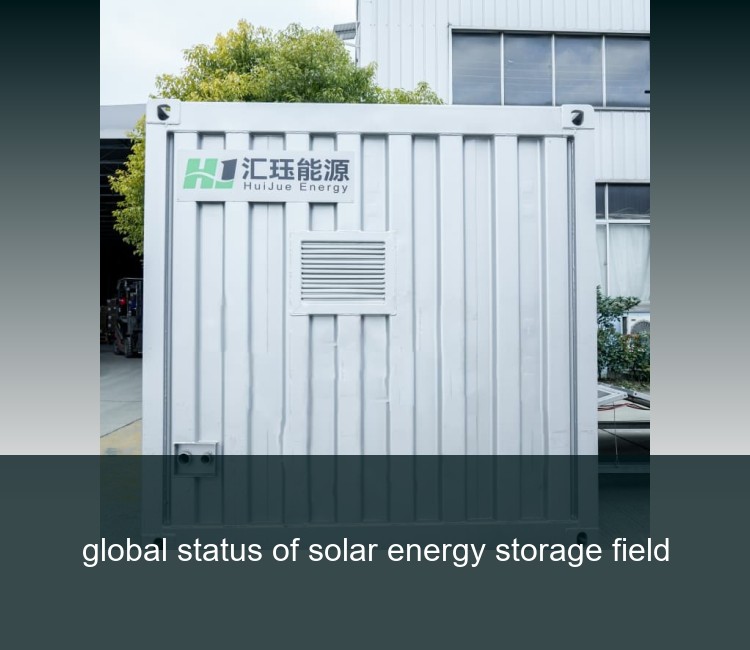 global status of solar energy storage field