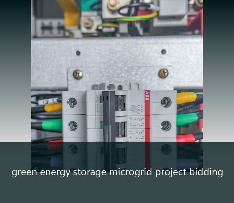 green energy storage microgrid project bidding
