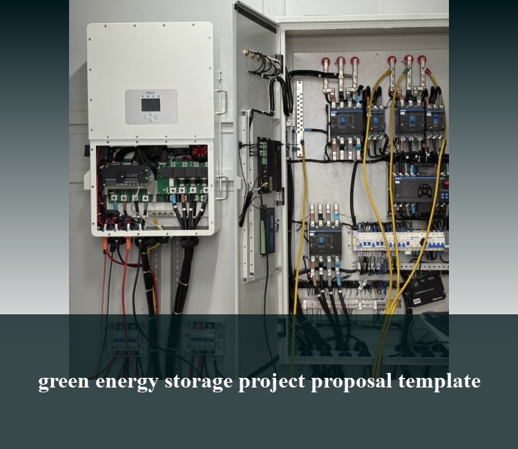 green energy storage project proposal template