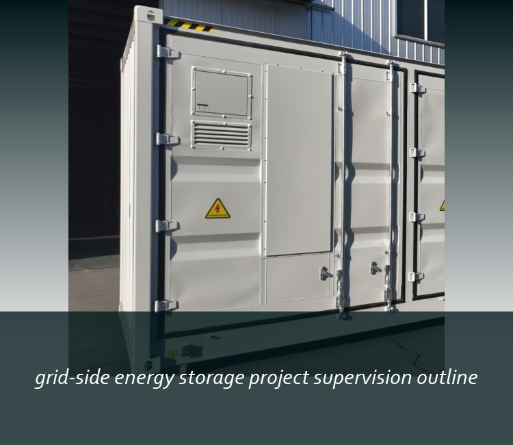 grid-side energy storage project supervision outline