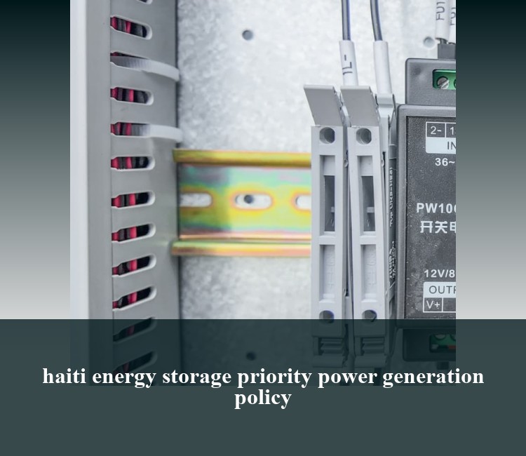 haiti energy storage priority power generation policy