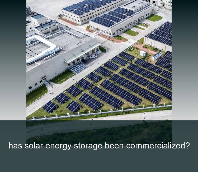 has solar energy storage been commercialized?