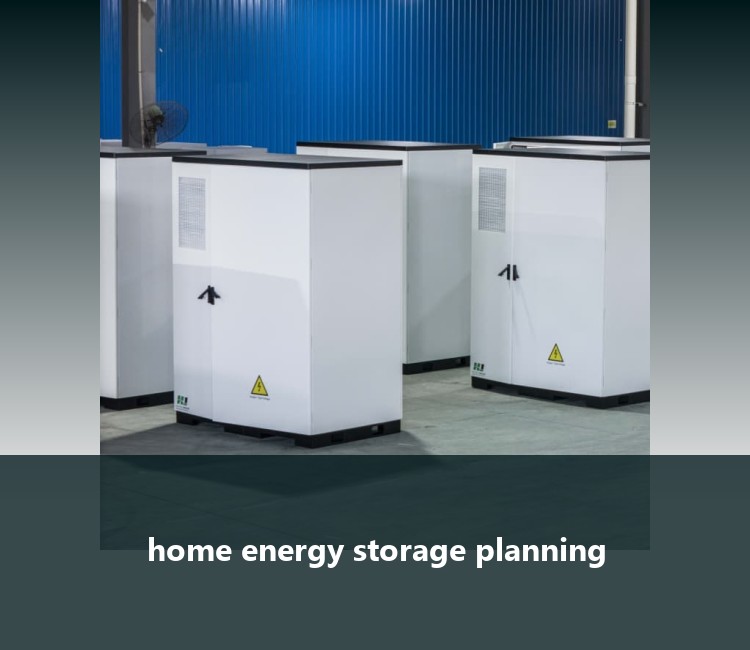 home energy storage planning