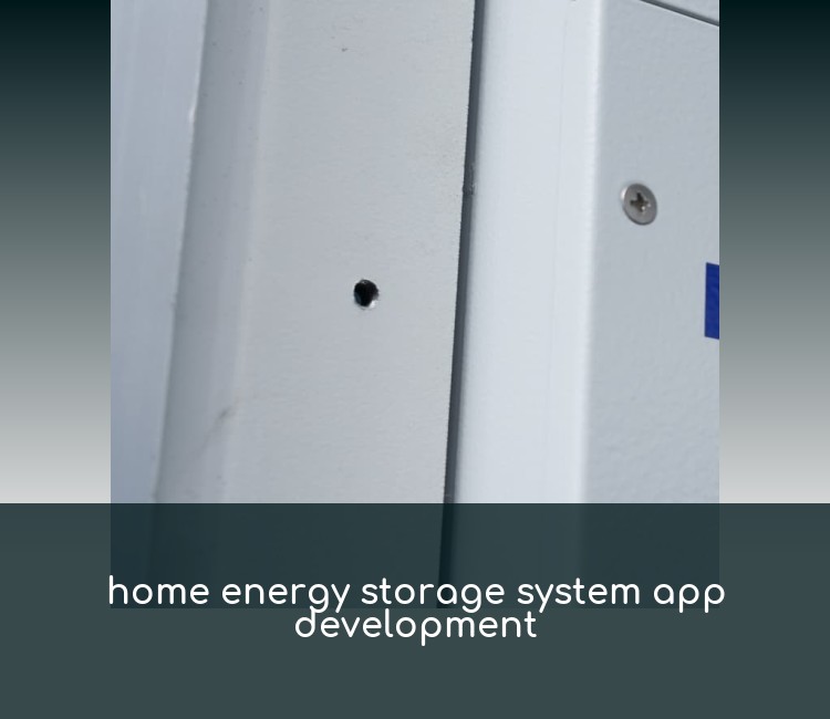 home energy storage system app development