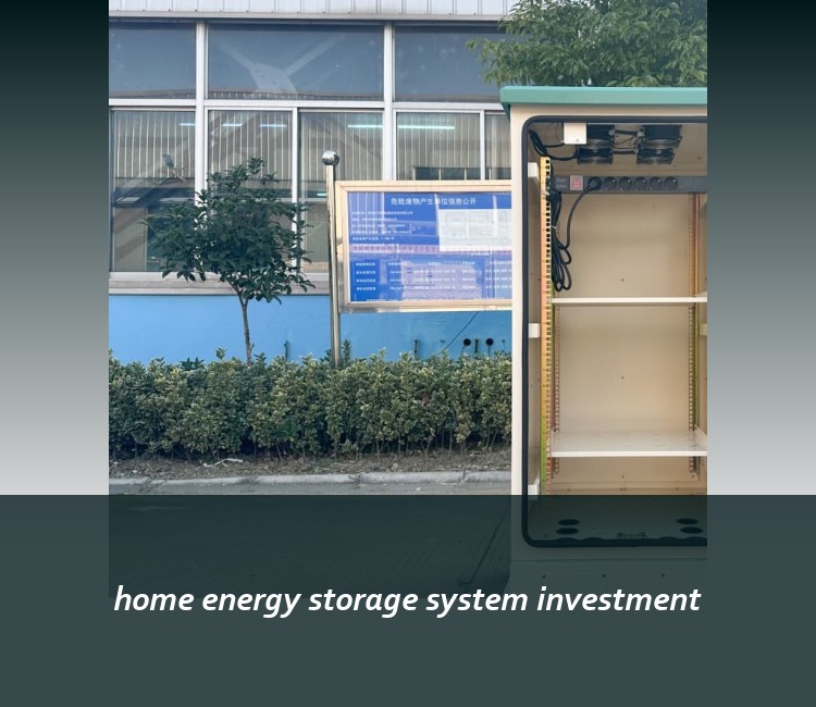 home energy storage system investment
