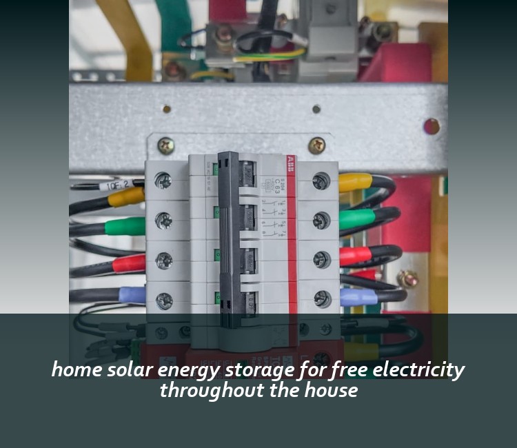 home solar energy storage for free electricity throughout the house