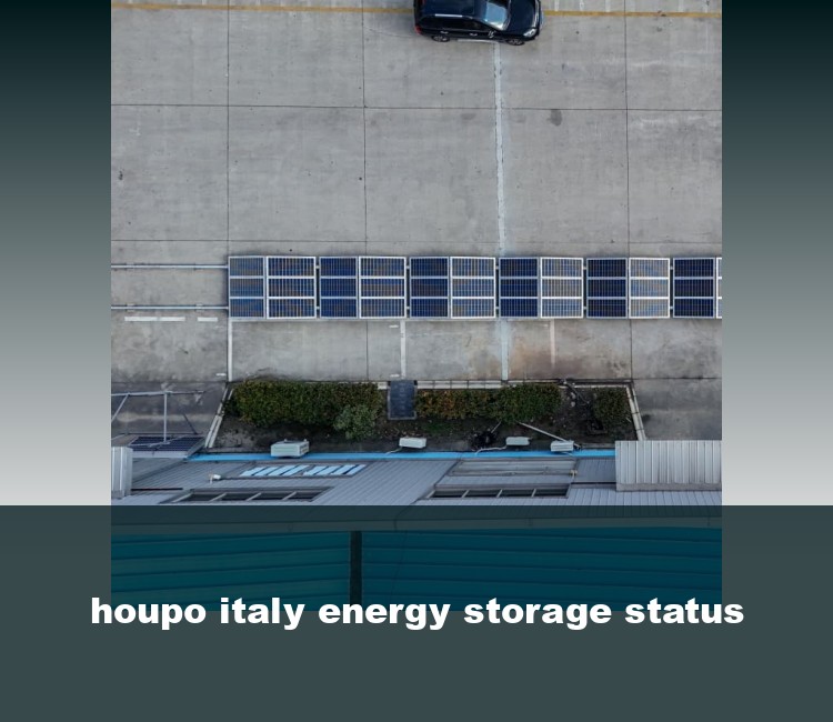 houpo italy energy storage status