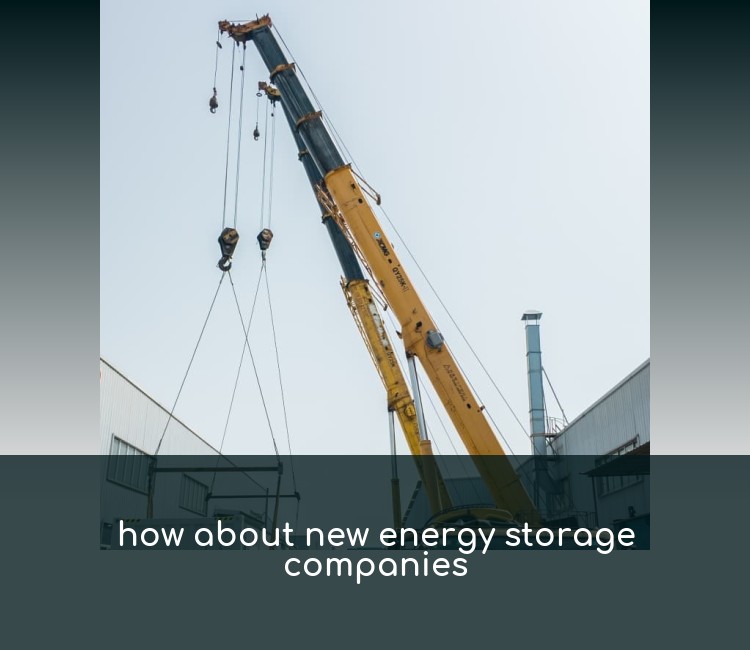 how about new energy storage companies