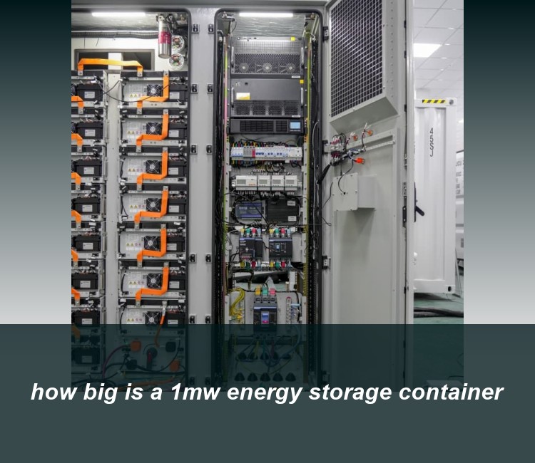 how big is a 1mw energy storage container