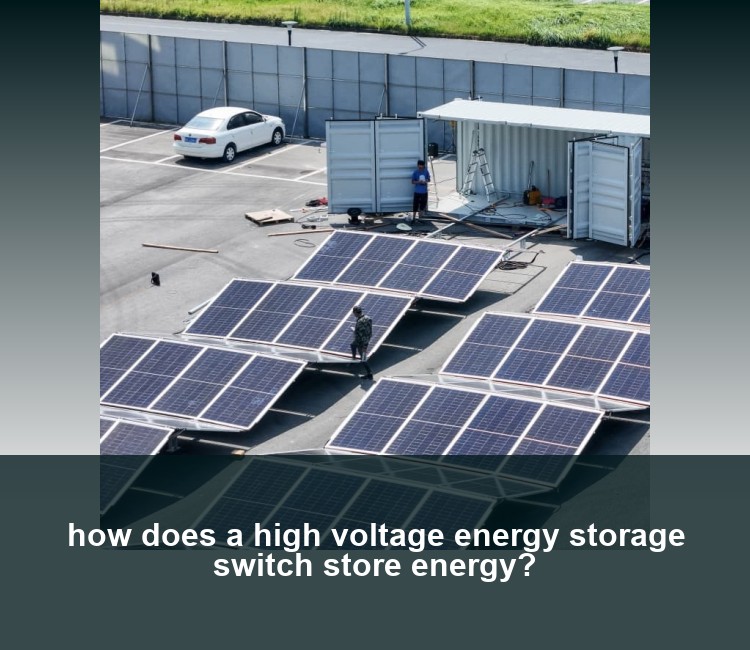 how does a high voltage energy storage switch store energy?