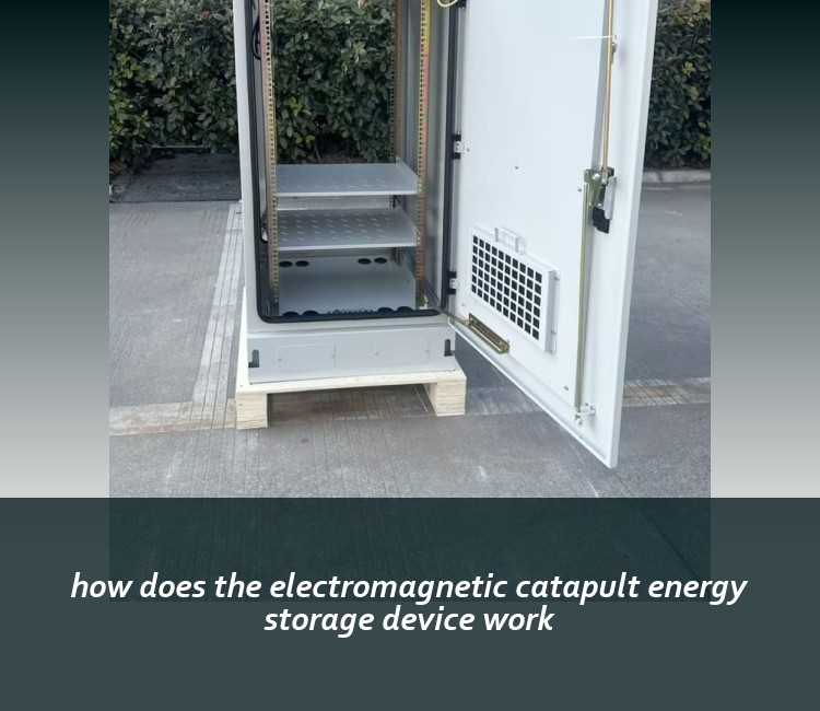 how does the electromagnetic catapult energy storage device work