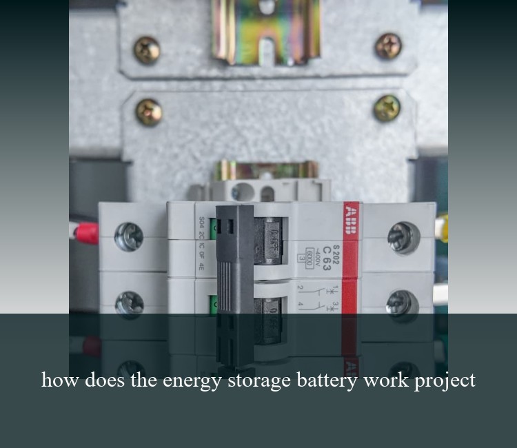 how does the energy storage battery work project