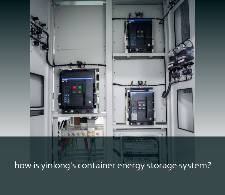 how is yinlong's container energy storage system?