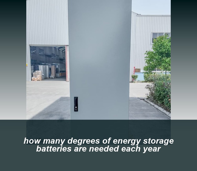 how many degrees of energy storage batteries are needed each year