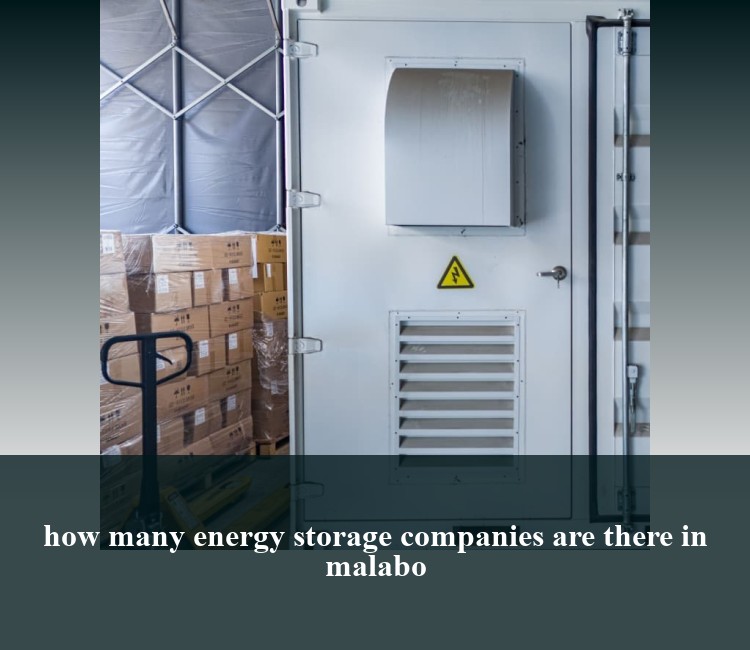 how many energy storage companies are there in malabo