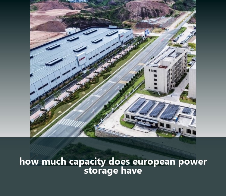 how much capacity does european power storage have