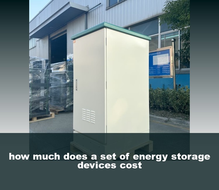 how much does a set of energy storage devices cost