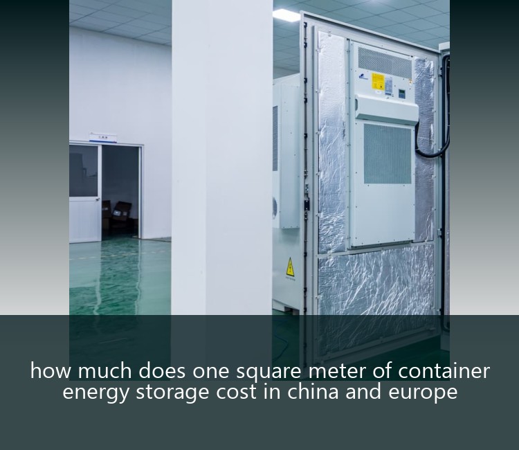 how much does one square meter of container energy storage cost in china and europe