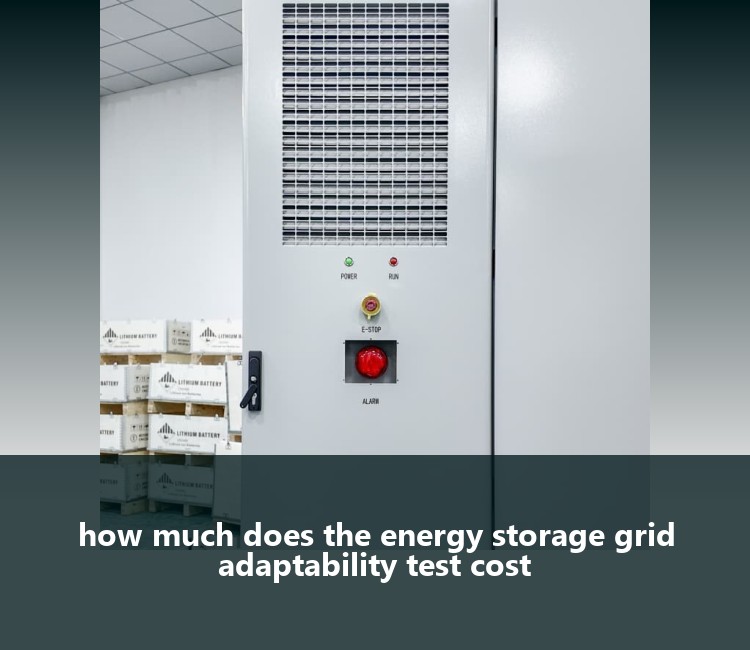 how much does the energy storage grid adaptability test cost