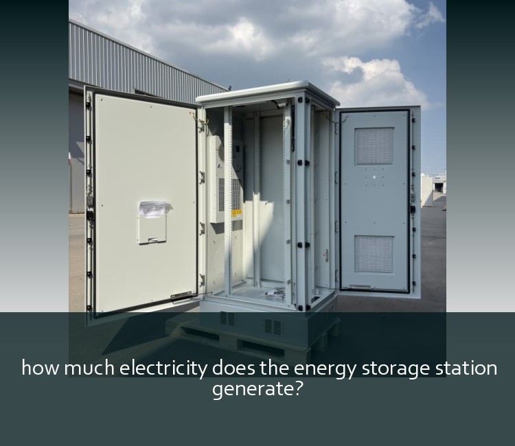 how much electricity does the energy storage station generate?
