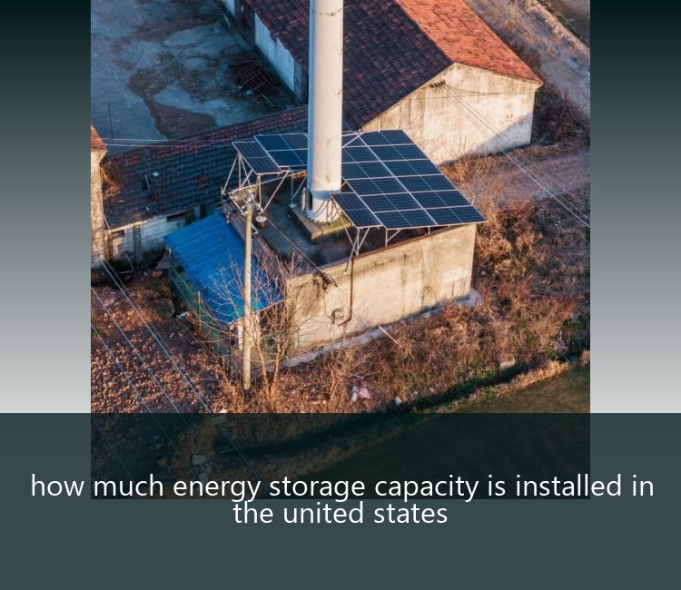 how much energy storage capacity is installed in the united states