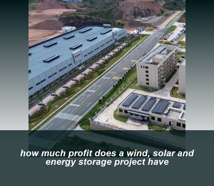 how much profit does a wind, solar and energy storage project have